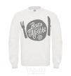 Sweatshirt Bon appetite White фото