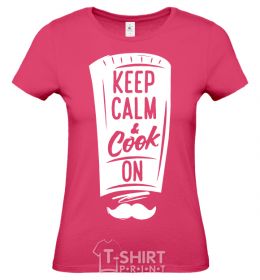 Women's T-shirt Keep calm and let Alise handle it red фото