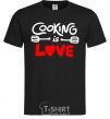 Men's T-Shirt Cooking is love black фото