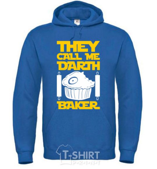 Men`s hoodie They call me Darth Baker royal фото