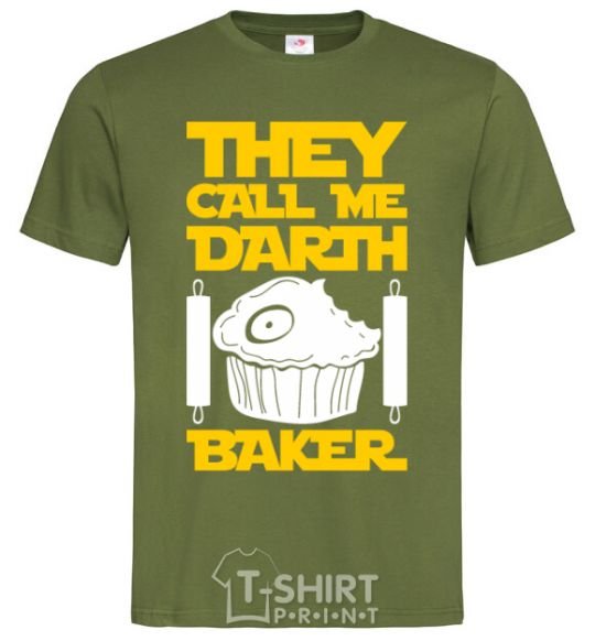 Men's T-Shirt They call me Darth Baker millennial-khaki фото