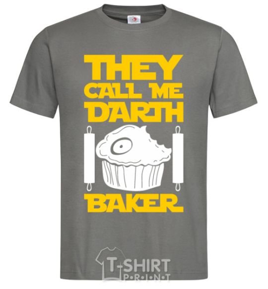 Men's T-Shirt They call me Darth Baker dark-grey фото