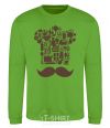Sweatshirt All about the chefs orchid-green фото