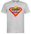 Men's T-Shirt Super Driver logo grey фото