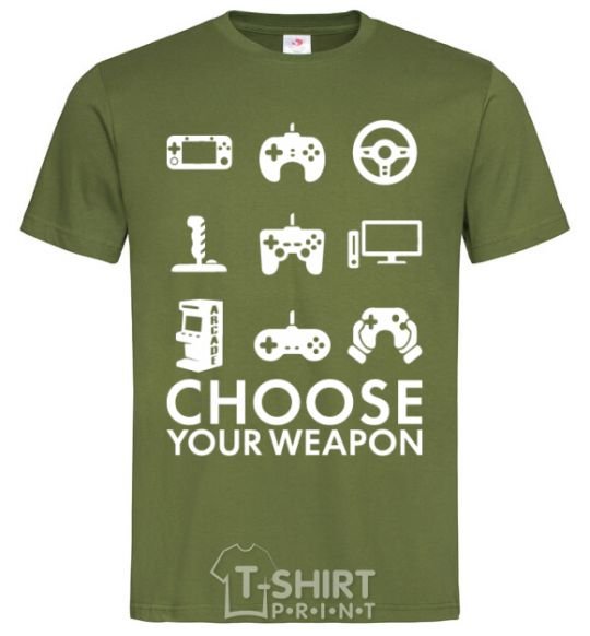 Men's T-Shirt Choose your weapon millennial-khaki фото