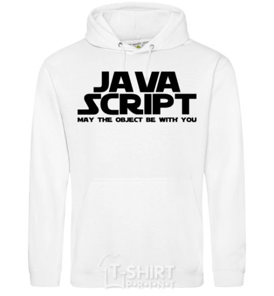 Men`s hoodie May the object be with you White фото