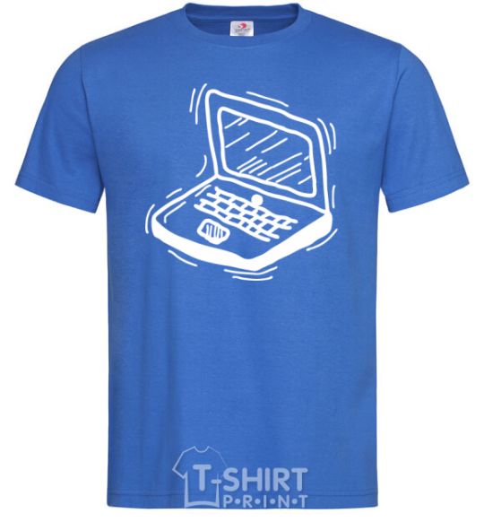 Men's T-Shirt Laptop royal-blue фото