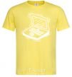 Men's T-Shirt Laptop cornsilk фото