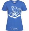 Women's T-shirt Laptop royal-blue фото
