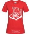 Women's T-shirt Laptop red фото