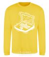 Sweatshirt Laptop yellow фото