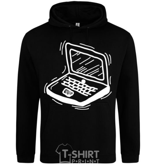 Men`s hoodie Laptop black фото
