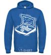 Men`s hoodie Laptop royal фото