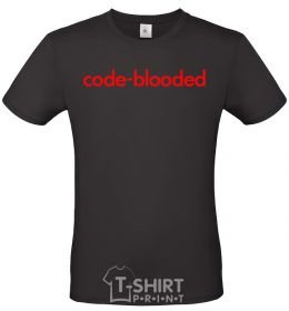 Men's T-Shirt Code blooded black фото