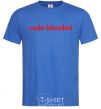 Men's T-Shirt Code blooded royal-blue фото