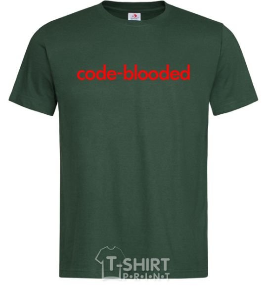 Men's T-Shirt Code blooded bottle-green фото