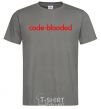 Men's T-Shirt Code blooded dark-grey фото