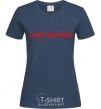 Women's T-shirt Code blooded navy-blue фото