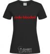 Women's T-shirt Code blooded black фото