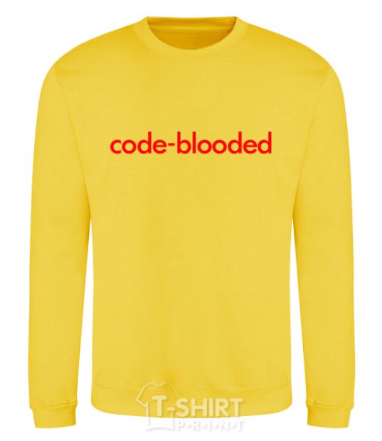 Sweatshirt Code blooded yellow фото