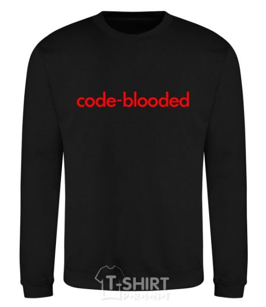 Sweatshirt Code blooded black фото