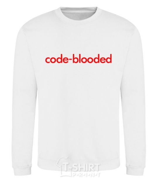 Sweatshirt Code blooded White фото