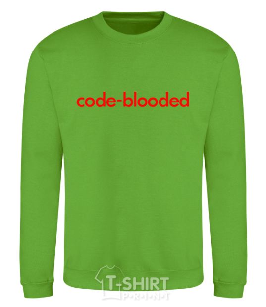 Sweatshirt Code blooded orchid-green фото