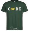 Men's T-Shirt Code word bottle-green фото