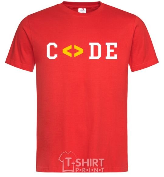 Men's T-Shirt Code word red фото