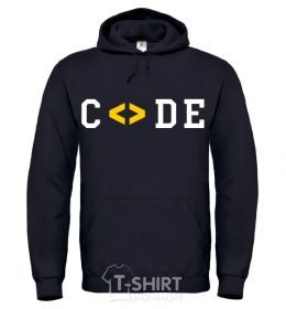 Men`s hoodie Code word black фото