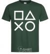 Men's T-Shirt Play station bottle-green фото