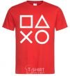 Men's T-Shirt Play station red фото