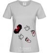 Women's T-shirt Minnie baby grey фото