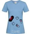 Women's T-shirt Minnie baby sky-blue фото