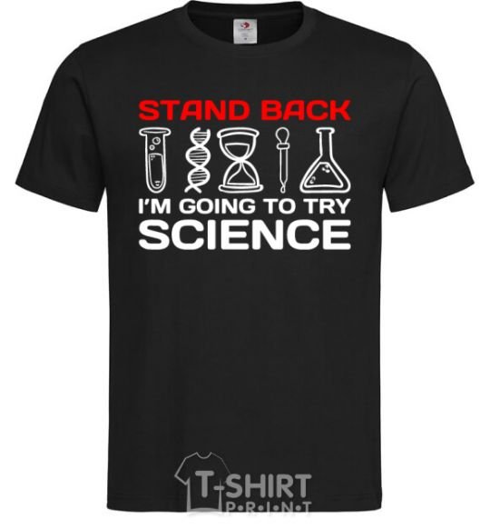 Men's T-Shirt Stand back black фото