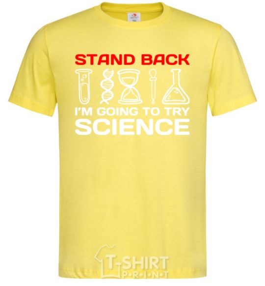 Men's T-Shirt Stand back cornsilk фото