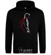 Men`s hoodie Superman shadow black фото