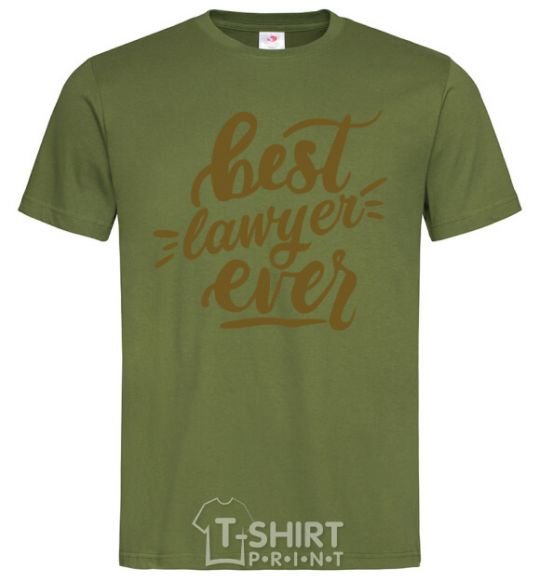 Men's T-Shirt Best lawyer ever millennial-khaki фото