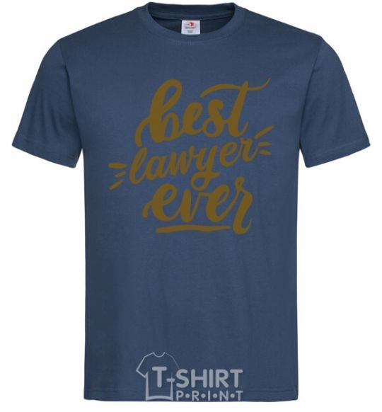 Men's T-Shirt Best lawyer ever navy-blue фото