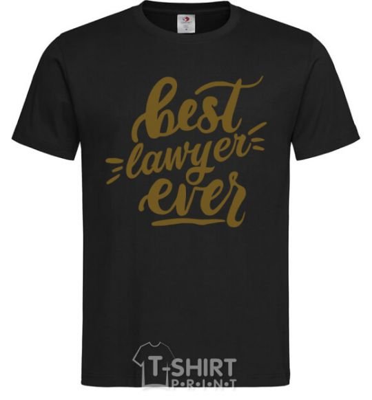 Men's T-Shirt Best lawyer ever black фото