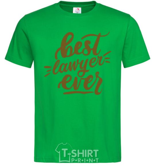 Men's T-Shirt Best lawyer ever kelly-green фото