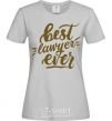 Women's T-shirt Best lawyer ever grey фото