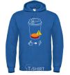 Men`s hoodie Low charge needs coffee royal фото