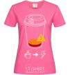 Women's T-shirt Low charge needs coffee heliconia фото