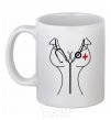 Ceramic mug Nurse White фото