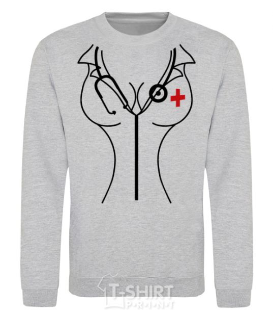 Sweatshirt Nurse sport-grey фото