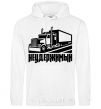 Men`s hoodie Unstoppable White фото