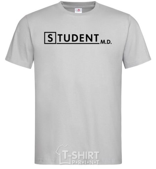 Men's T-Shirt Student MD grey фото