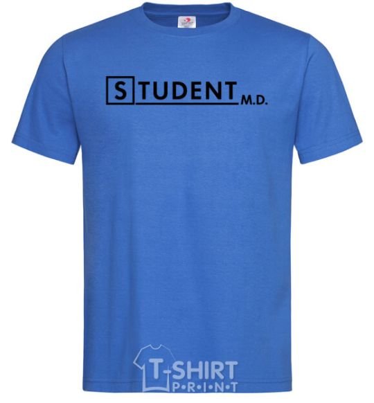 Men's T-Shirt Student MD royal-blue фото