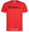 Men's T-Shirt Student MD red фото